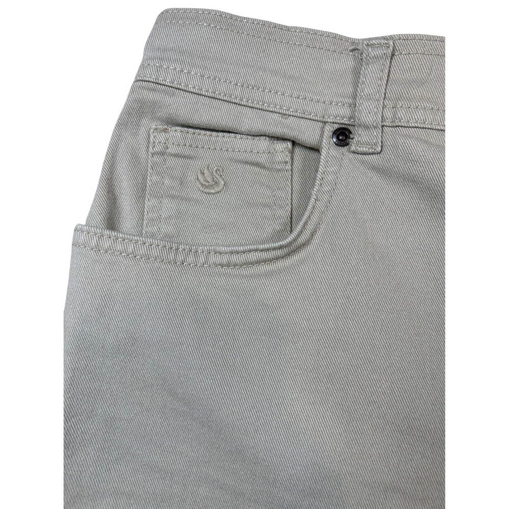 Gloria Vanderbilt Amanda High Rise Straight Leg Khaki Beige Jeans Size 16